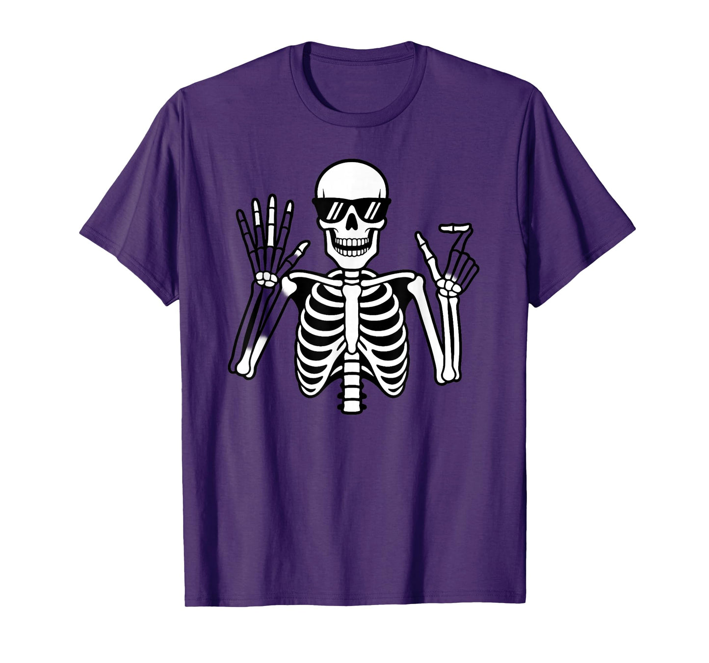 67 Skeleton Funny Six Seven Gen Alpha Halloween Meme T-Shirt