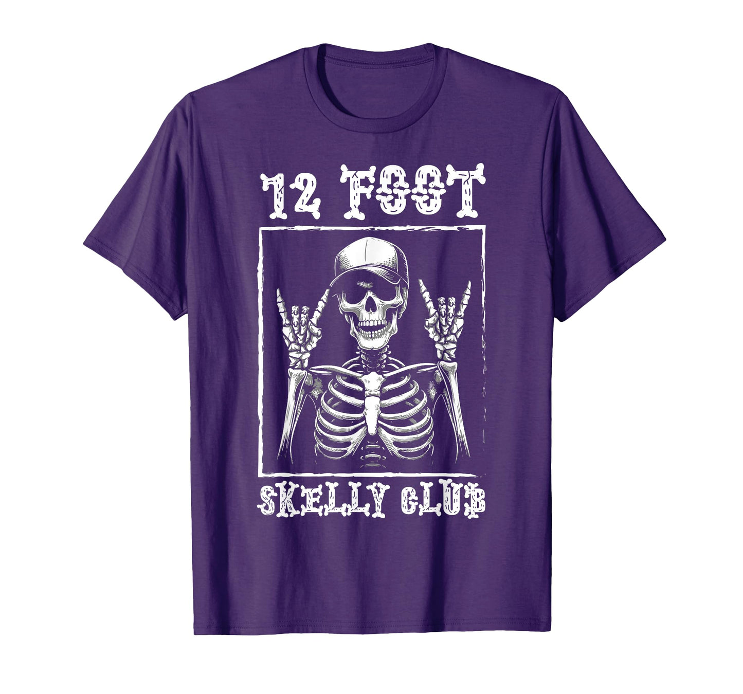 12 Foot Skelly Club - Halloween T-Shirt