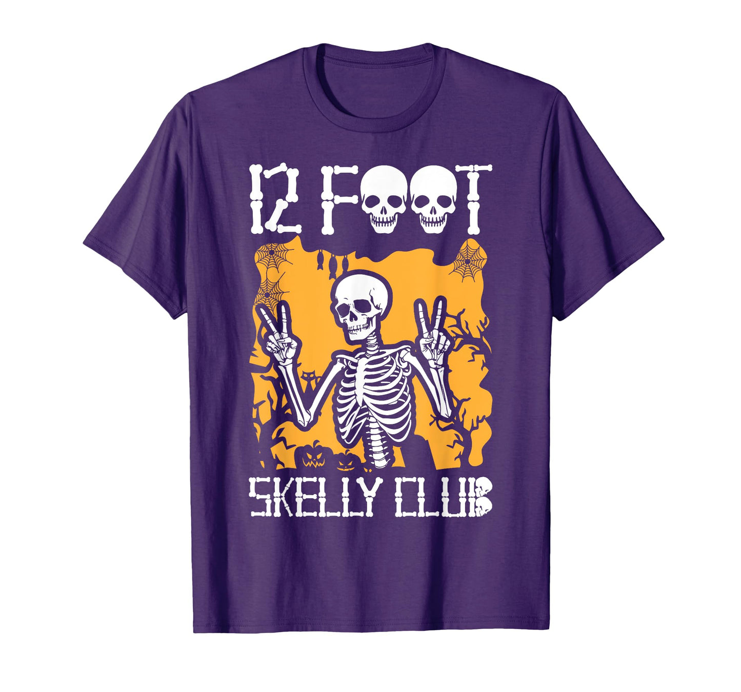 12 Foot Skelly Club - Halloween T-Shirt