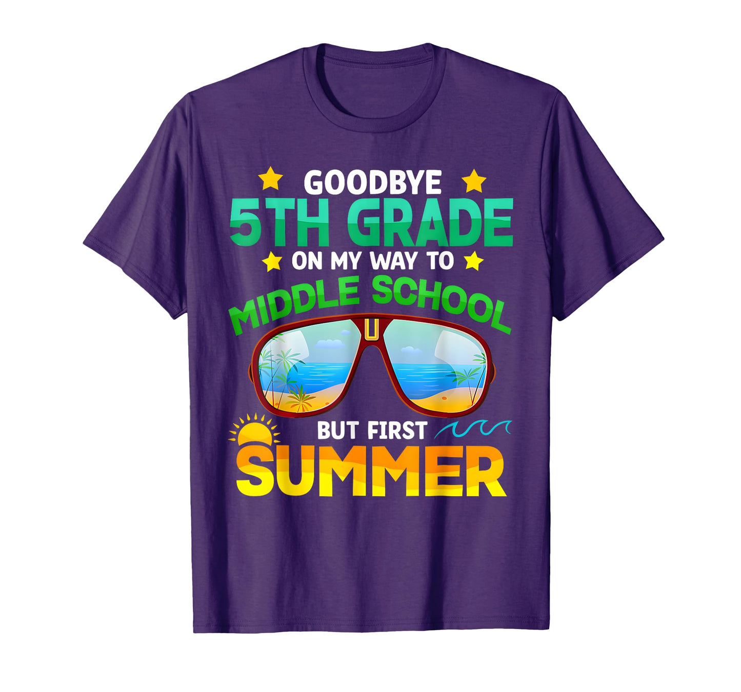 5th Grade Way To Middle School Grade First Summer Graduation T-Shirt