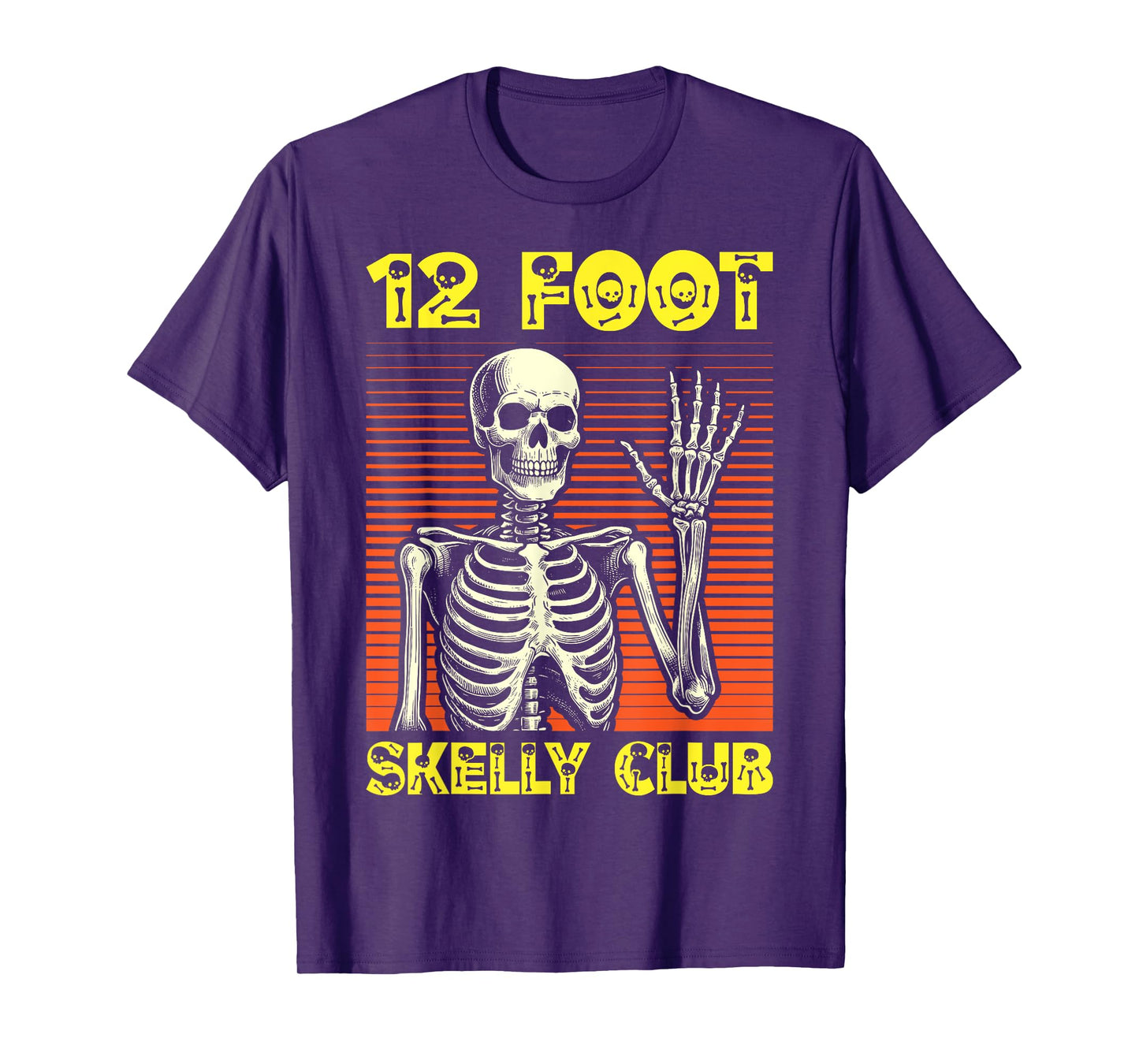 12 Foot Skelly Club - Halloween T-Shirt