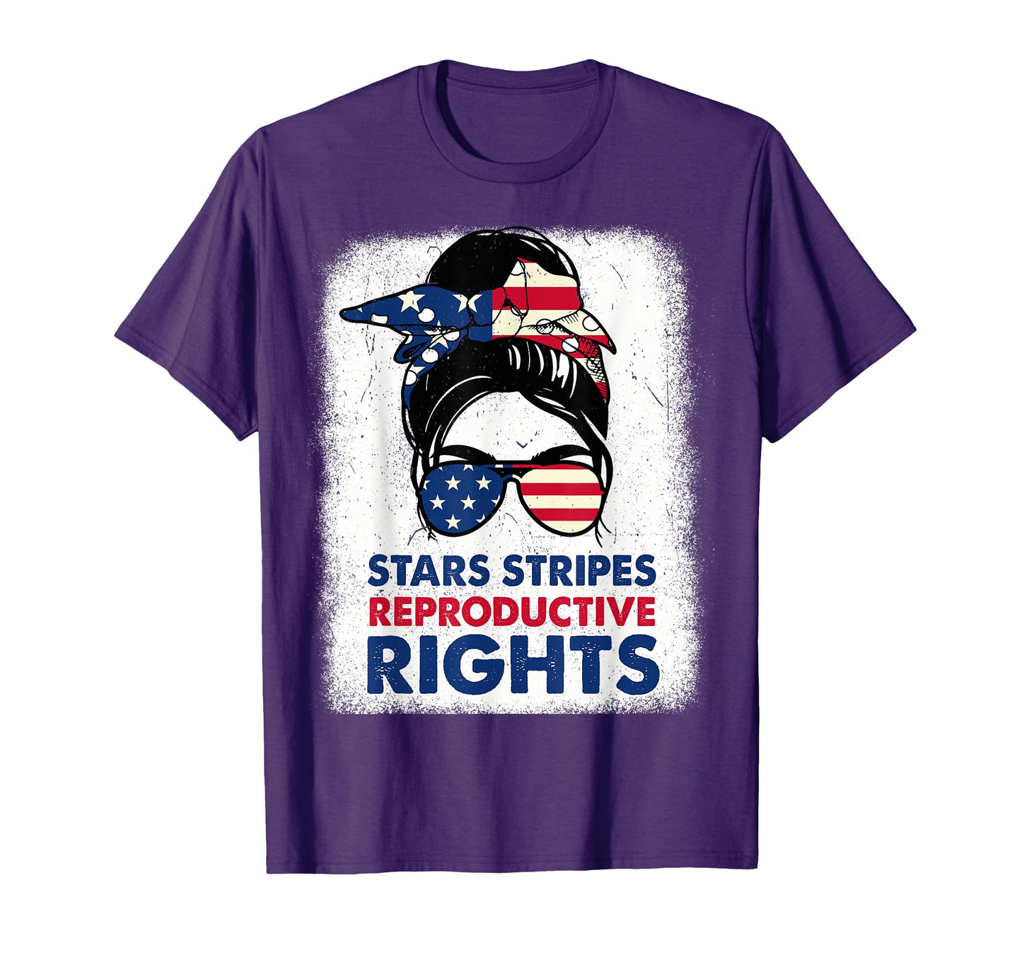 4th Of July Stars Stripes Reproductive Right Patriotic Women T-Shirt