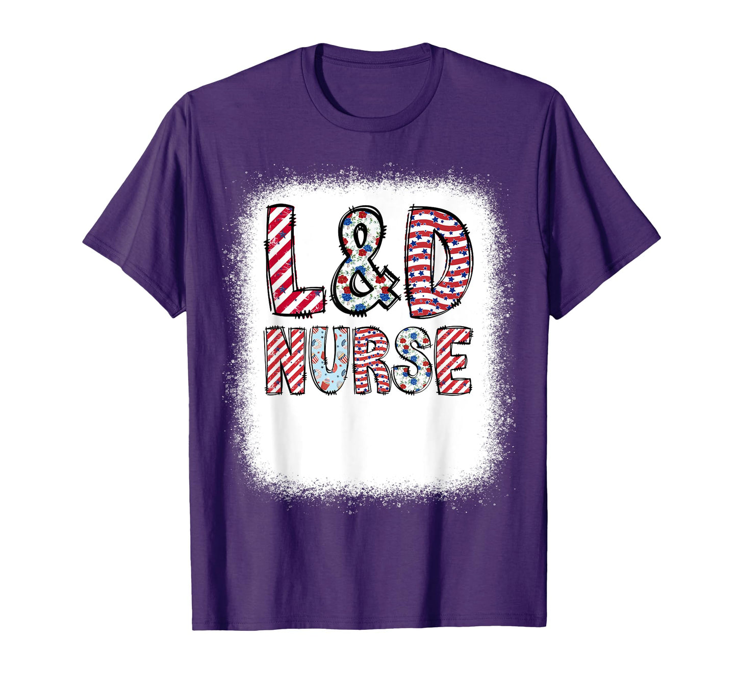 4th of July L&D Labor and Delivery Nurse Independence Day T-Shirt for Women Kids Men