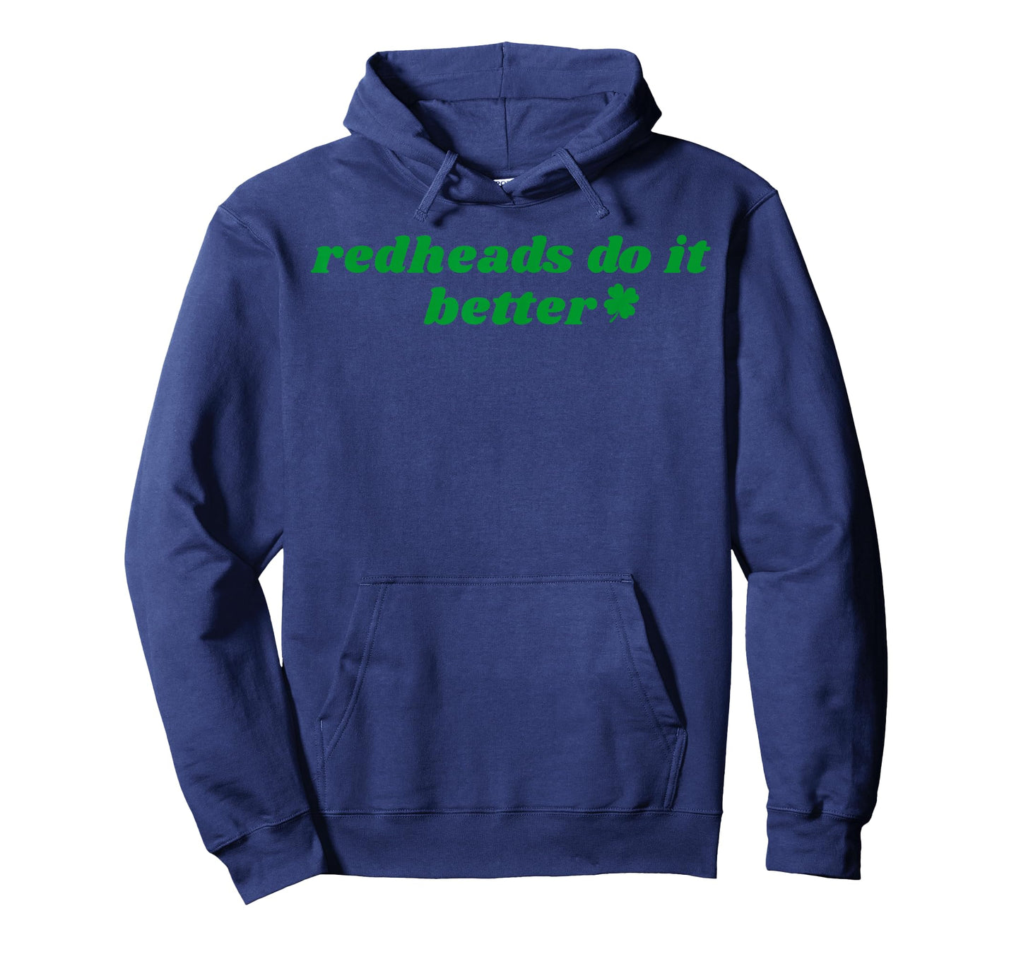 Redheads Do It Better St Patrick's Day Dibs on The Redheads T-Shirt - Hoodie | Navy
