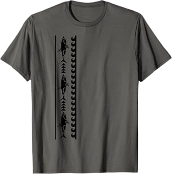 Shark Pattern New Zealand Symbol Haka Culture Maori Tribal T-Shirt