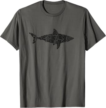 Bull Shark Distressed Print - Vintage Bull Shark T-Shirt