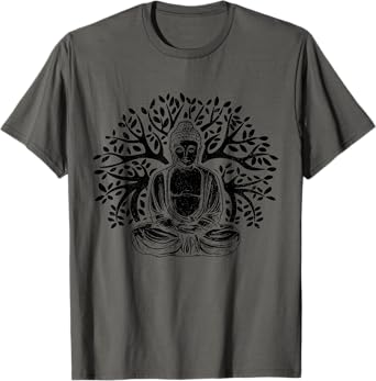 Buddha Tree Meditation Yoga Zen Buddhism Yogi Buddhist T-Shirt