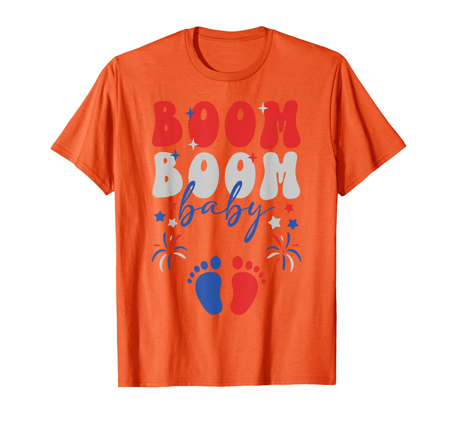 4th of July Baby Announcement 4th of July Pregnancy Reveal T-Shirt