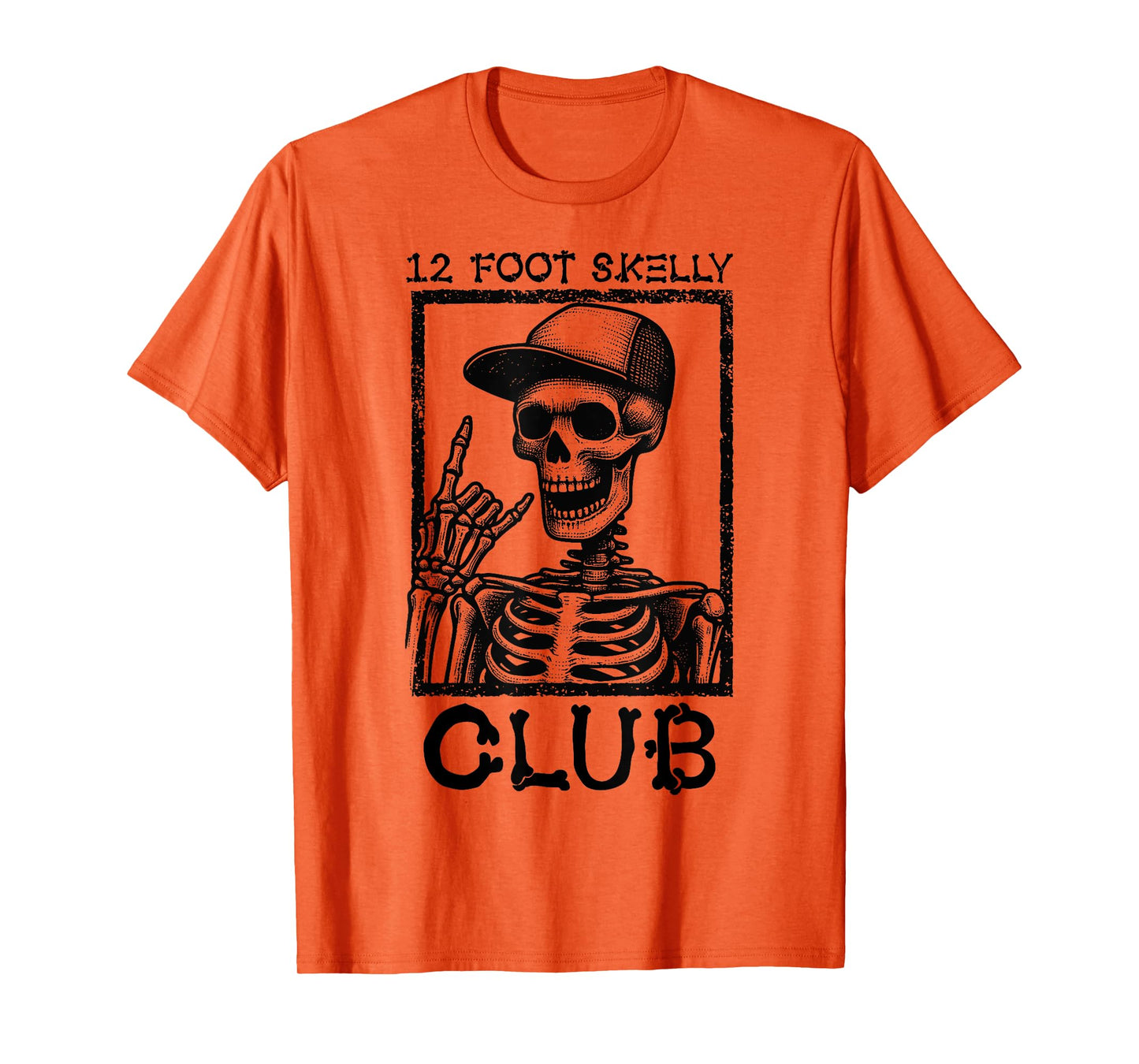 12 Foot Skelly Club - Halloween T-Shirt
