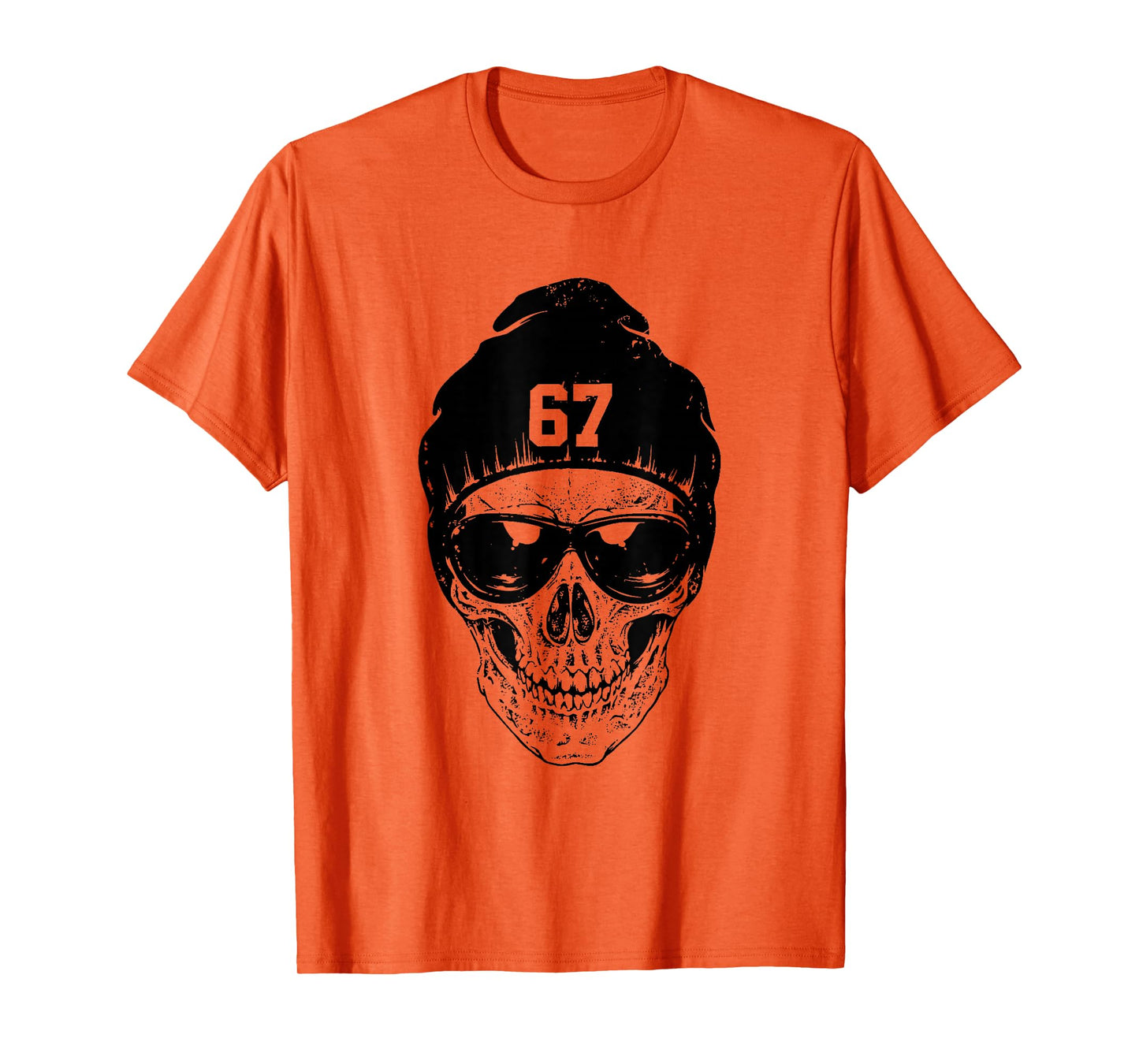 67 Skeleton Funny Six Seven Gen Alpha Halloween Meme T-Shirt