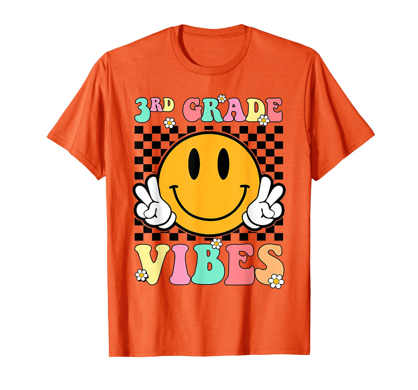 3rd Grade Vibes Back To School First Day Teachers Kids T-Shirt