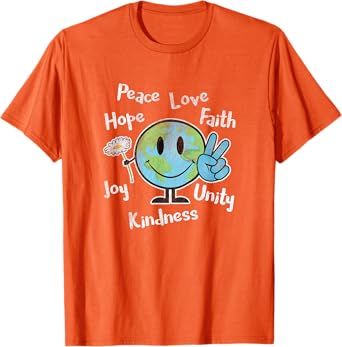Kind Planet - Anti Bullying UNITY DAY Orange T-Shirt