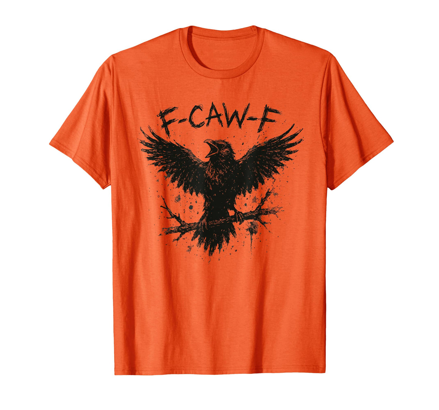 F CAW F Crow Raven T-Shirt