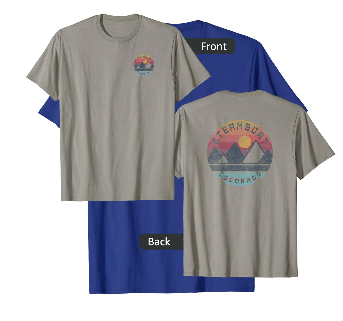 Steamboat, Colorado Mountain Graphic T-Shirt