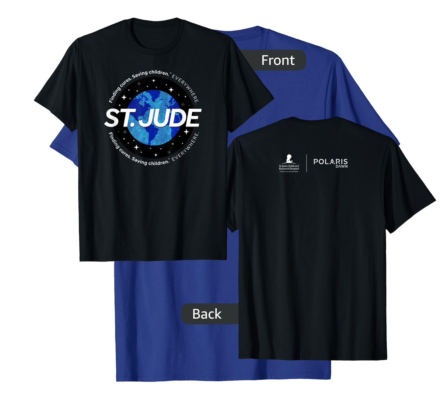 St. Jude "Finding Cures. Saving Children. EVERYWHERE" Globe T-Shirt