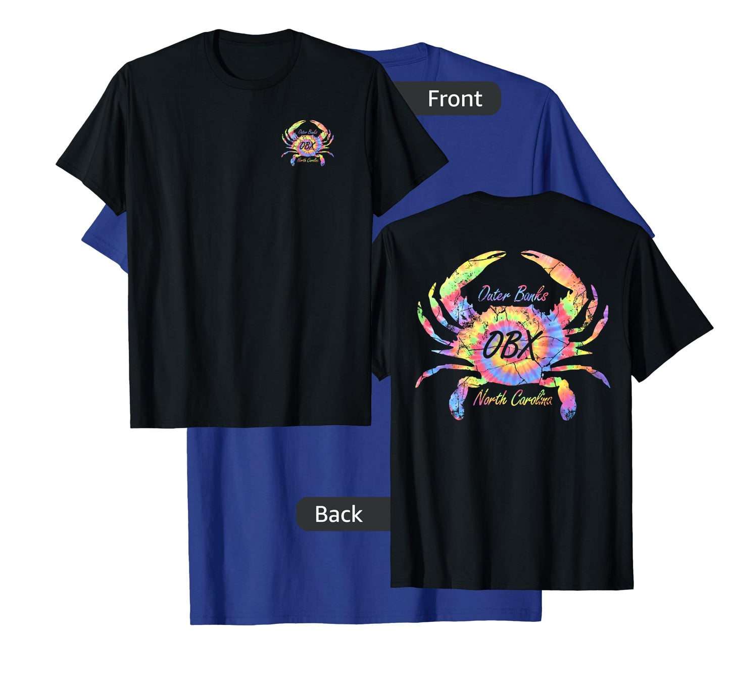 Outer Banks North Carolina Crab OBX Beach Nature Lover Gifts T-Shirt for Men Women Kids