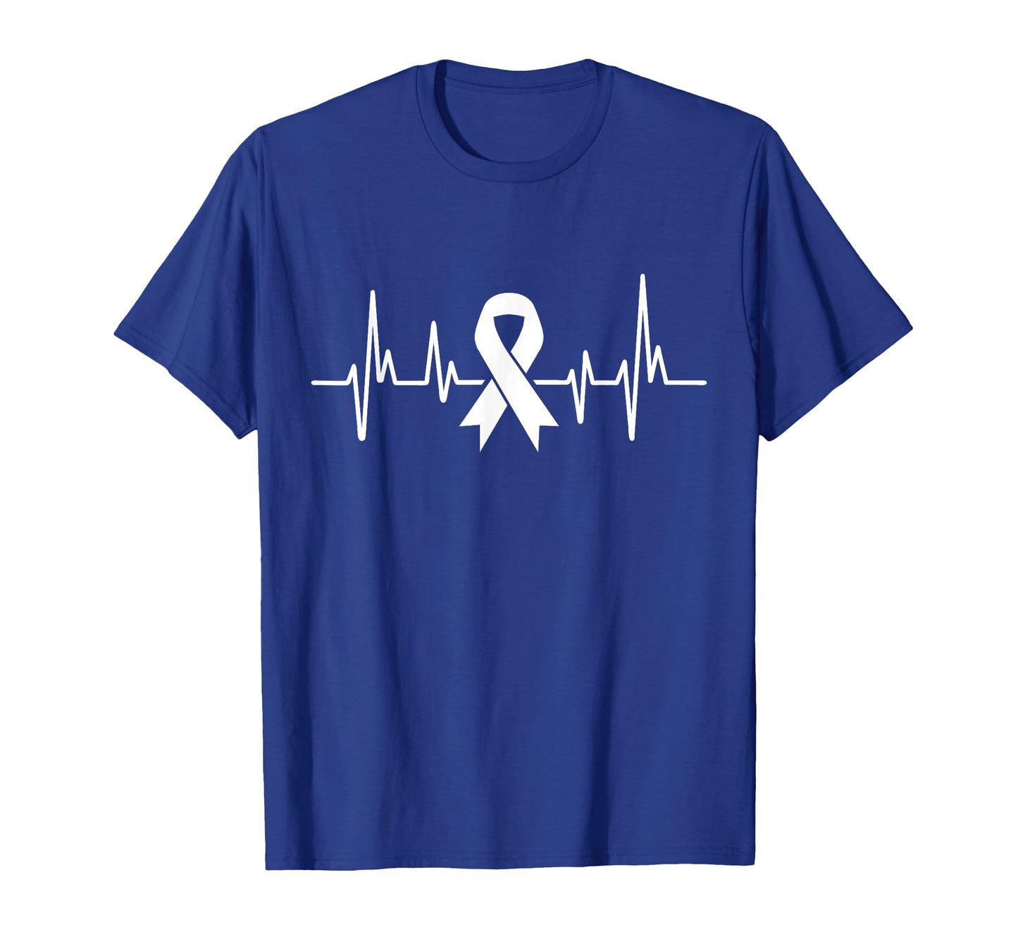 Heartbeat Lung Cancer Awareness T-Shirt