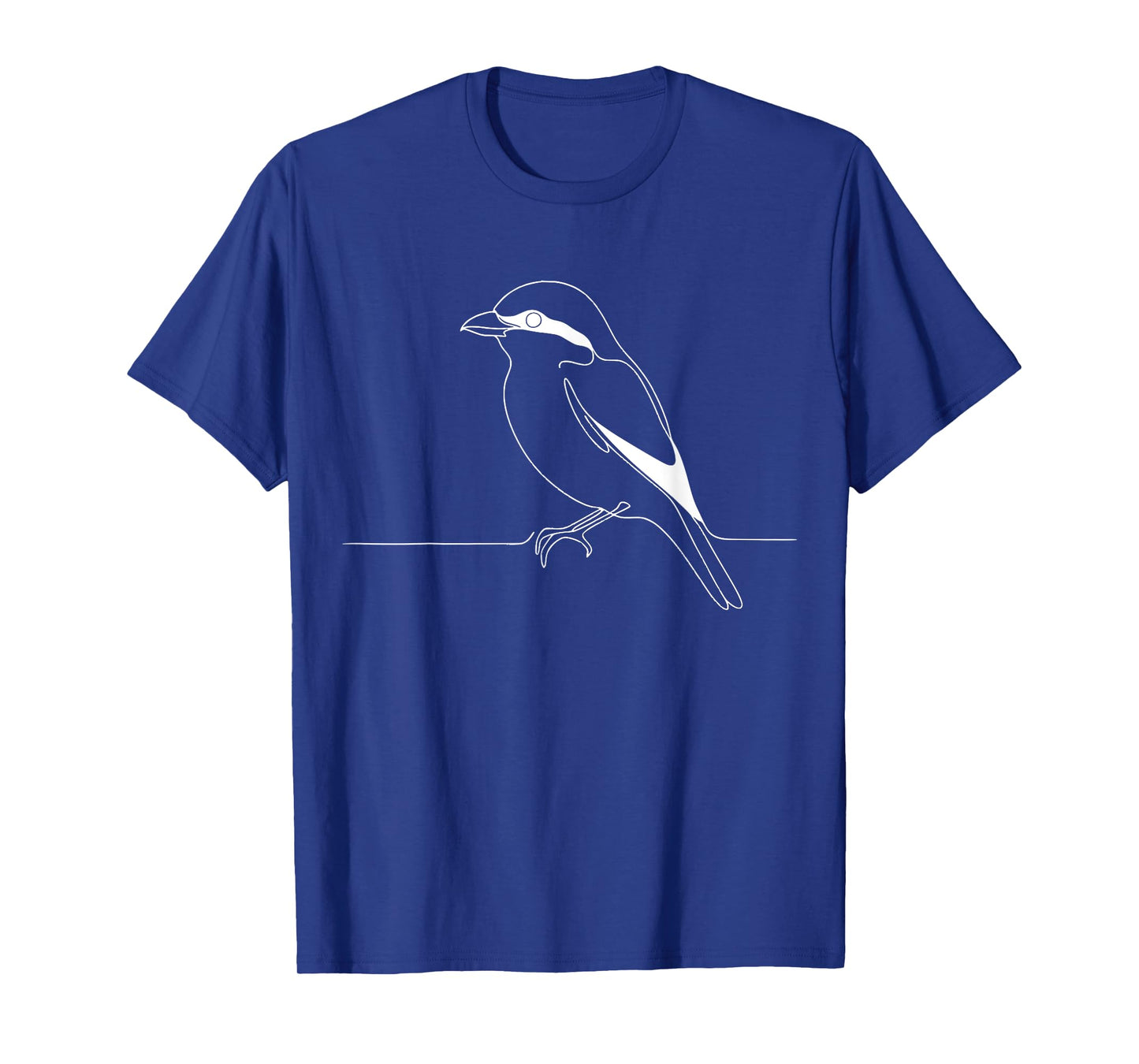 Line Art Bird & Ornithologist Loggerhead Shrike T-Shirt