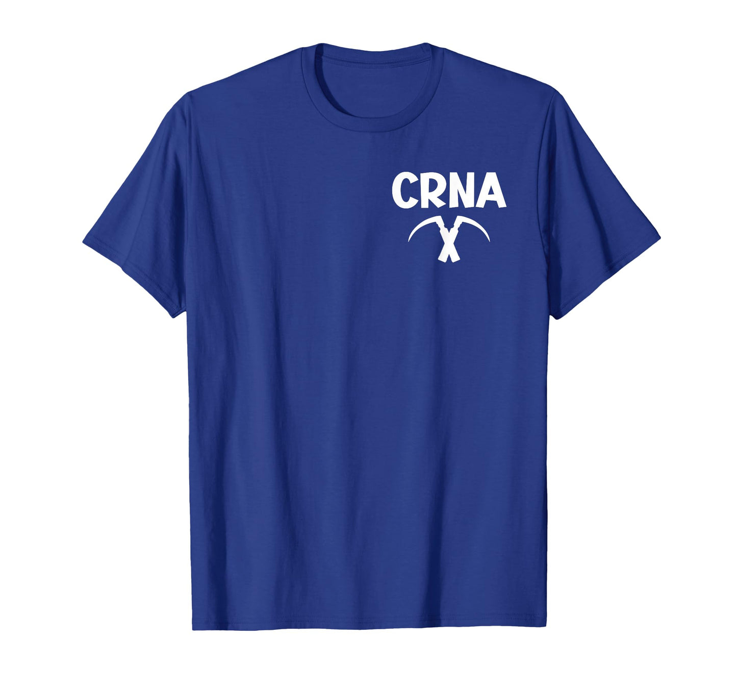 CRNA Nurse Anesthetist Anesthesia Laryngoscope Logo Print T-Shirt