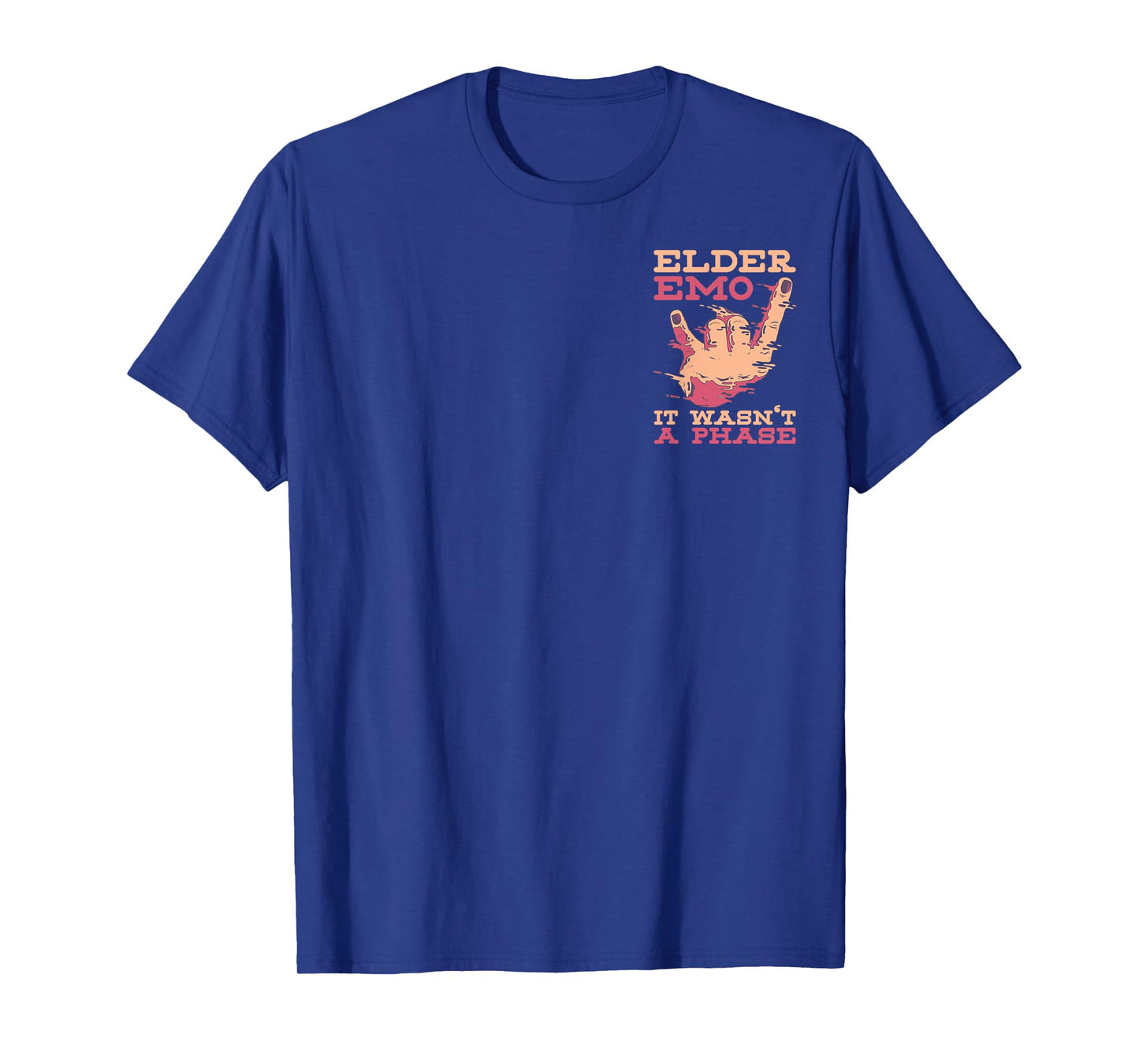 Elder Emo It Wasn't a Phase Minimalist Emo Goth T-Shirt