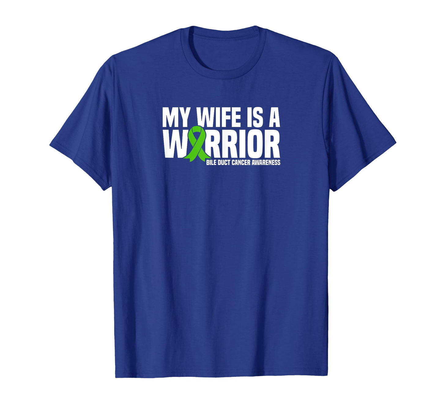 My Wife is a Warrior Bile Duct Cancer Awareness T-Shirt