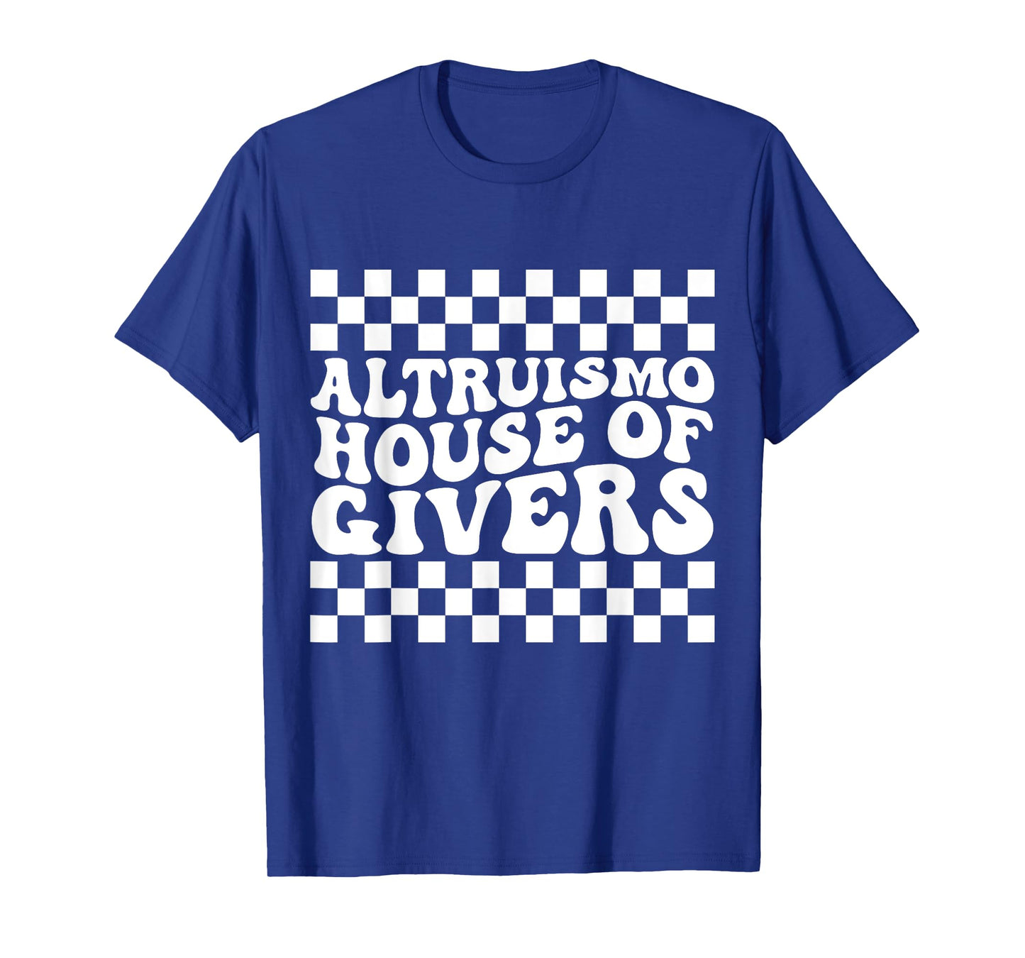 ALTRUISMO House Of Givers Black Retro Groovy Social ALTRUISM T-Shirt