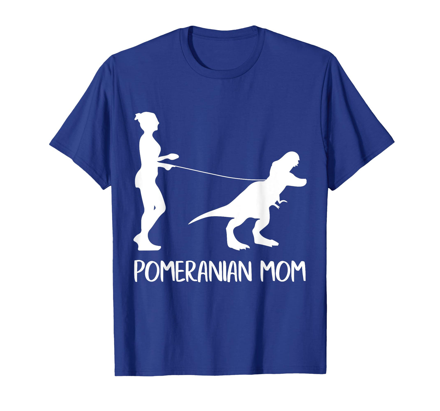 Pomeranian Mom Dog Dinosaur Mothers Day Pomeranian Mama T-Shirt