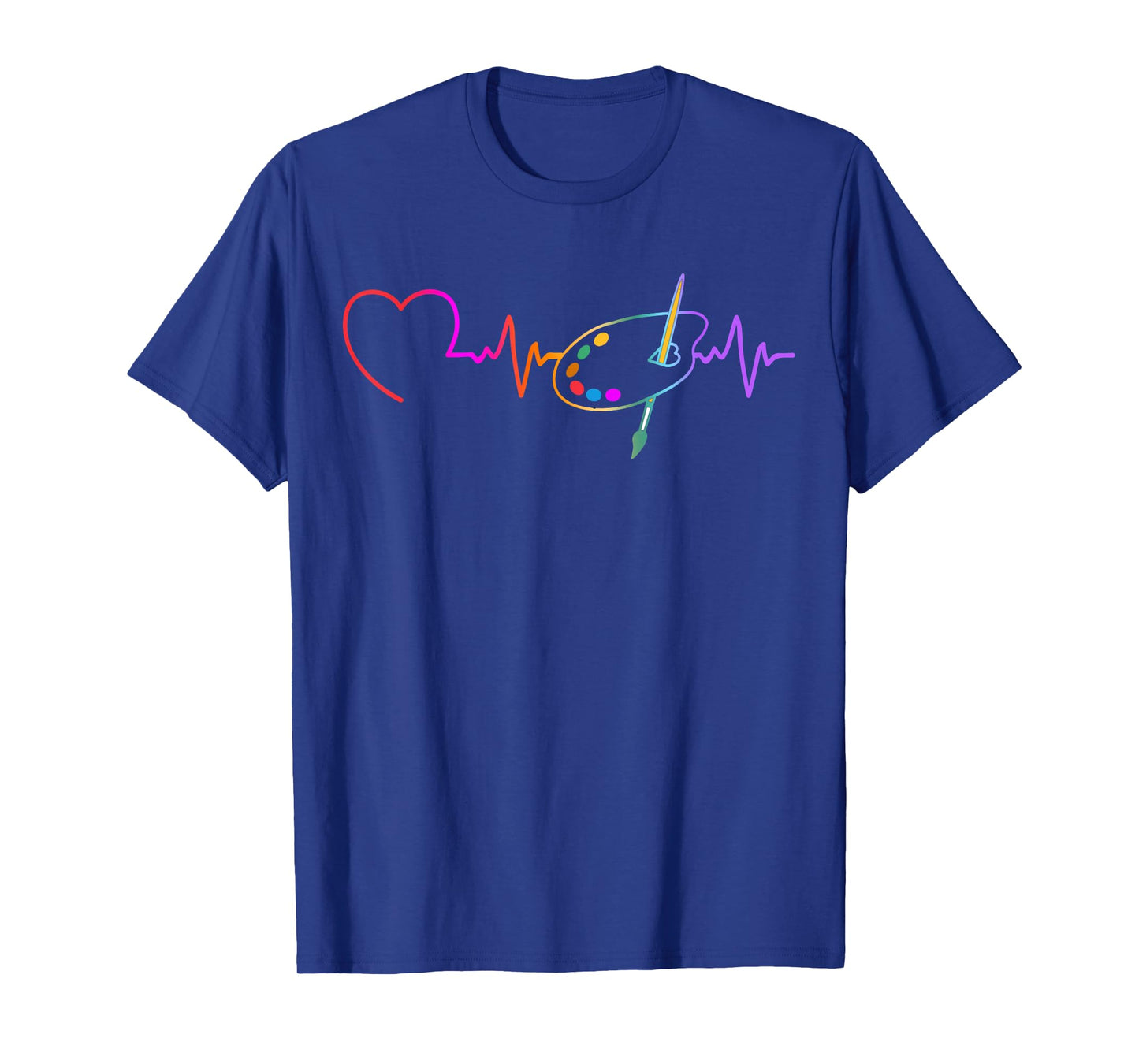 Cool Art for Women Art Teacher Artist Painter Brush Funny T-Shirt