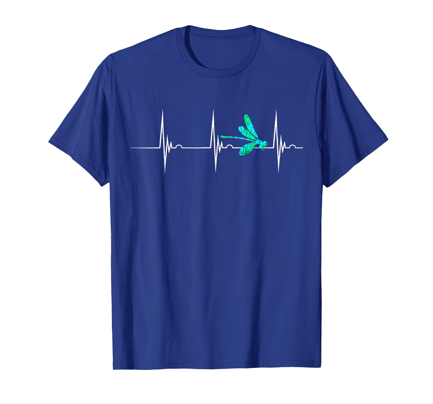 Sassenach Heartbeat Dragonfly Insect EKG Pulseline T-Shirt