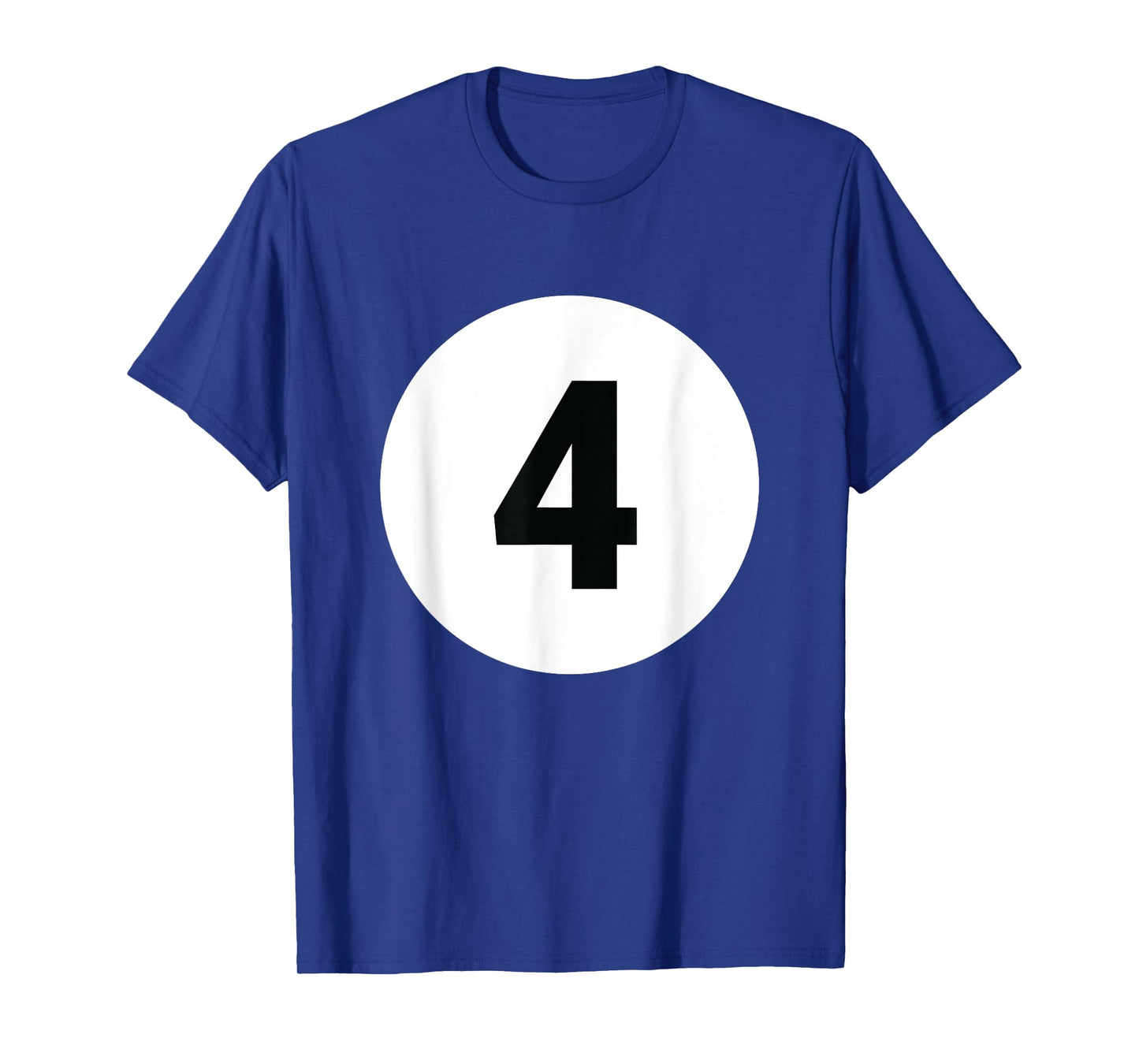 8 Pool Ball 4 Billiards Costume Halloween Group Matching T-Shirt