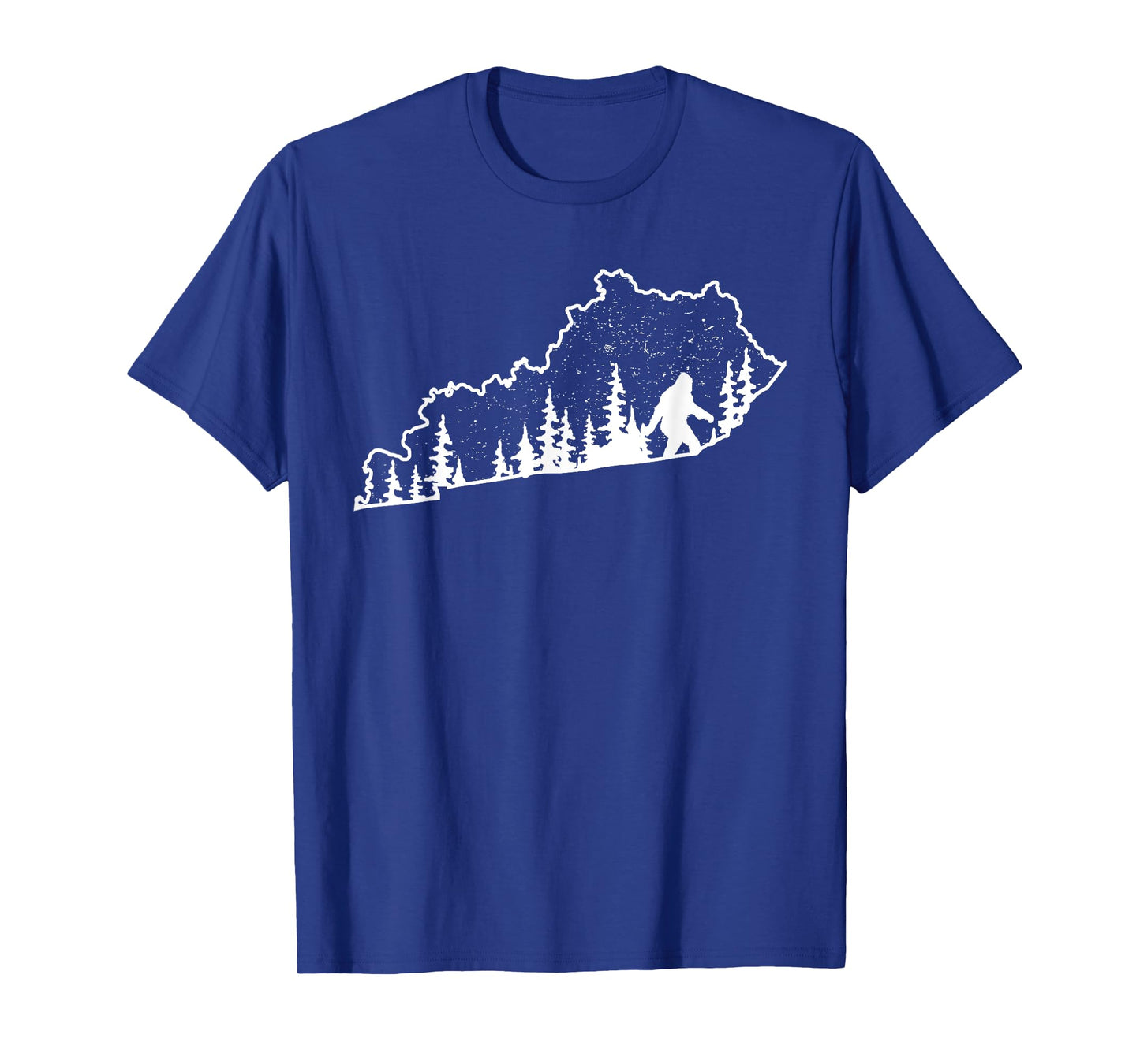 Kentucky Bigfoot Sasquatch Silhouette State Pride Nature T-Shirt
