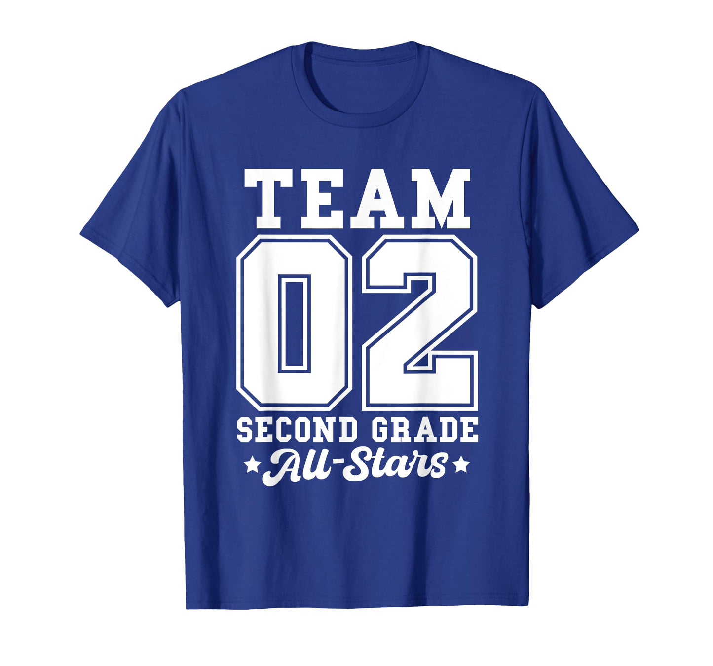 Team 2nd Grade All-Stars Back To School Sports Jersey T-Shirt