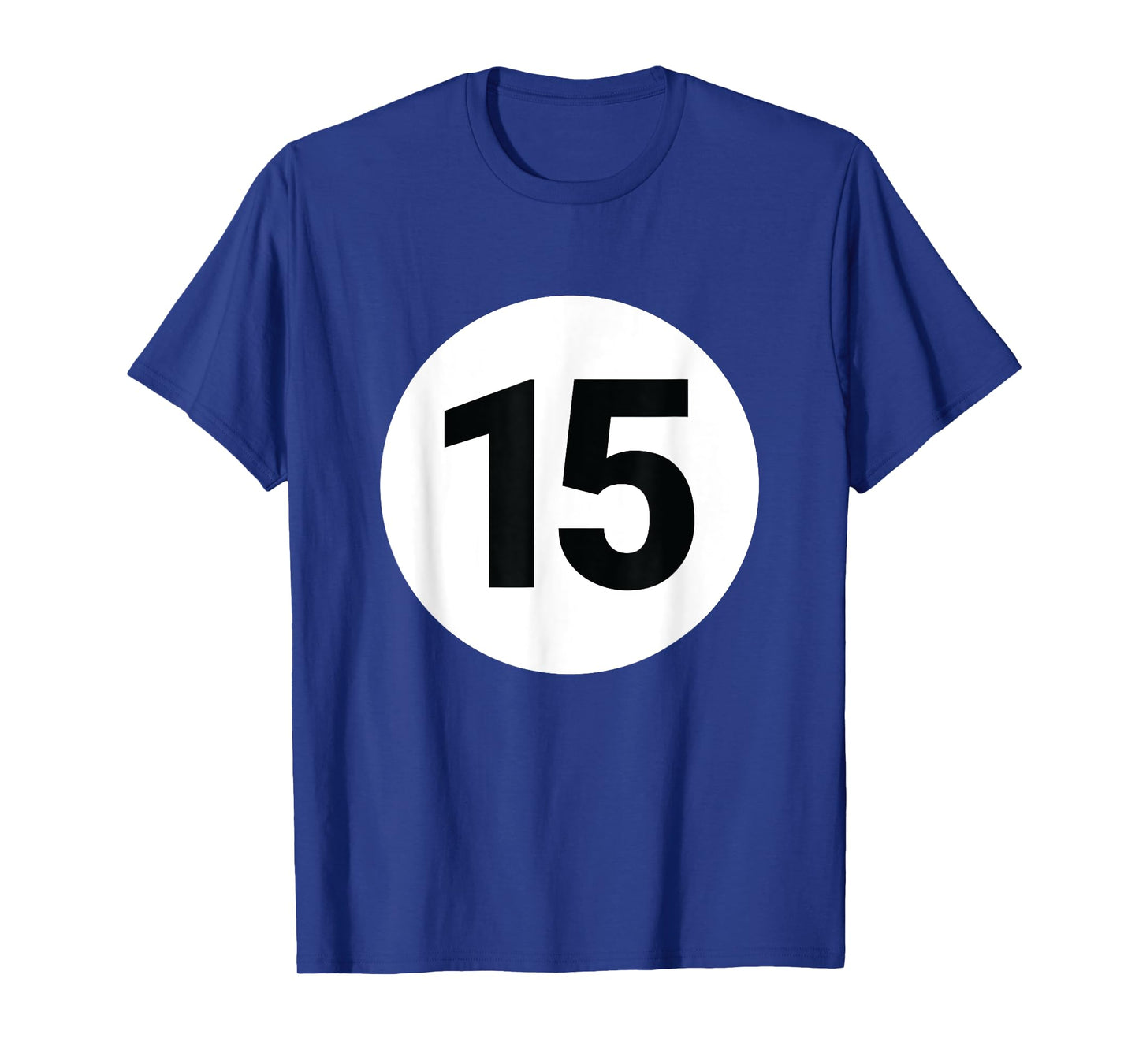 8 Pool Ball 15 Billiards Costume Halloween Group Matching T-Shirt
