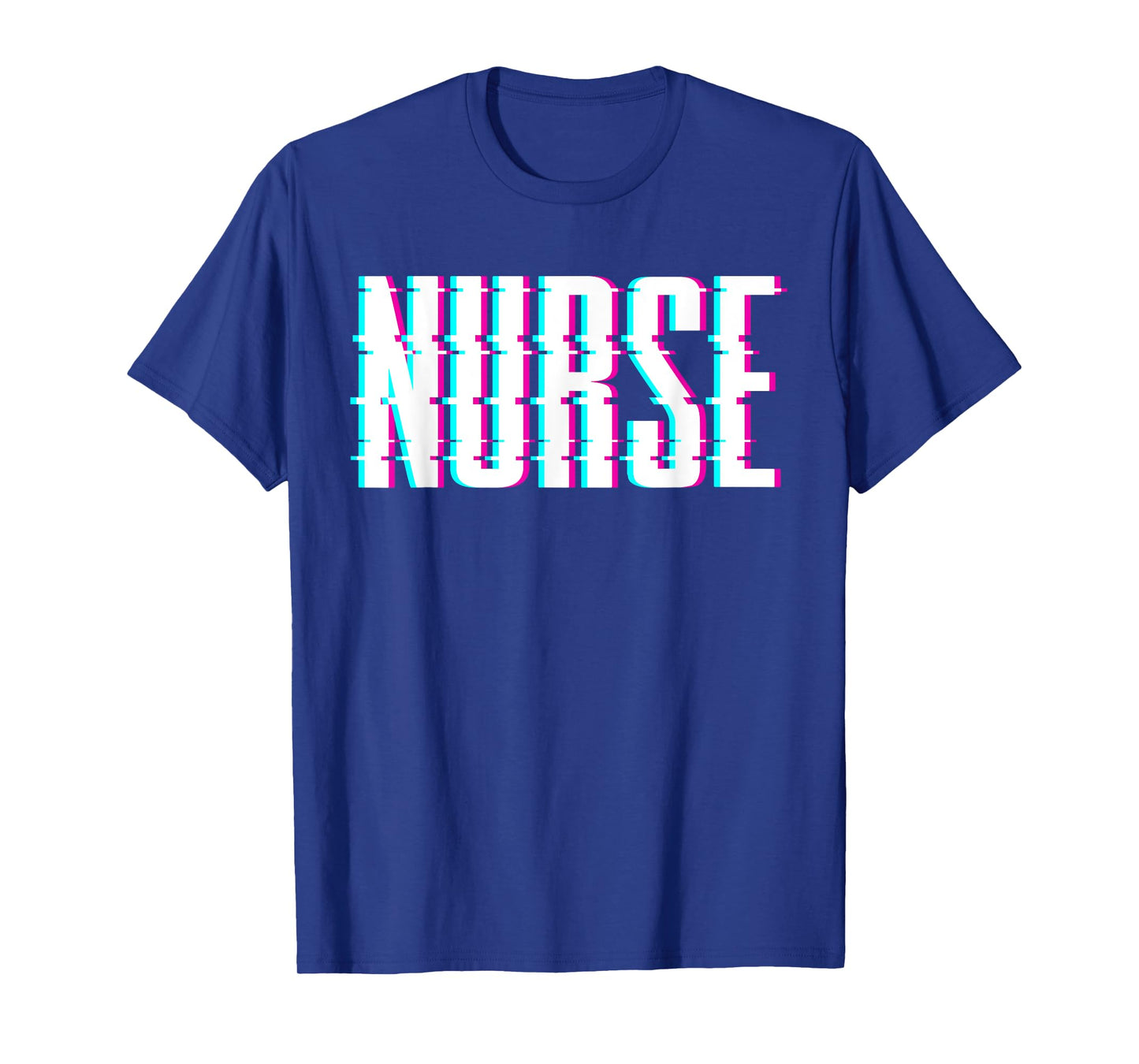Nurse Glitch Aesthetic Graduation Nurse Glitch Graphic Art T-Shirt