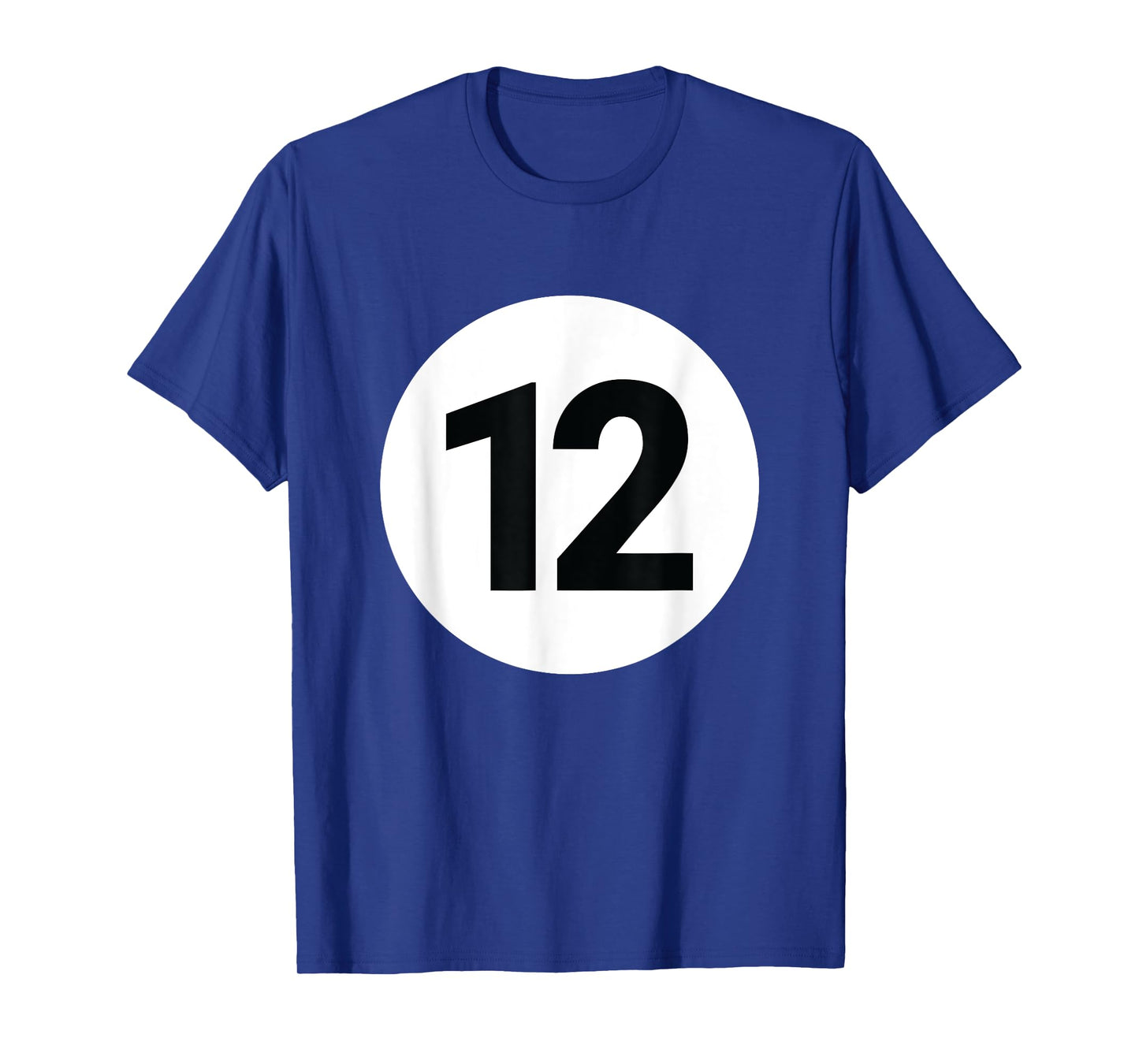 8 Pool Ball 12 Billiards Costume Halloween Group Matching T-Shirt