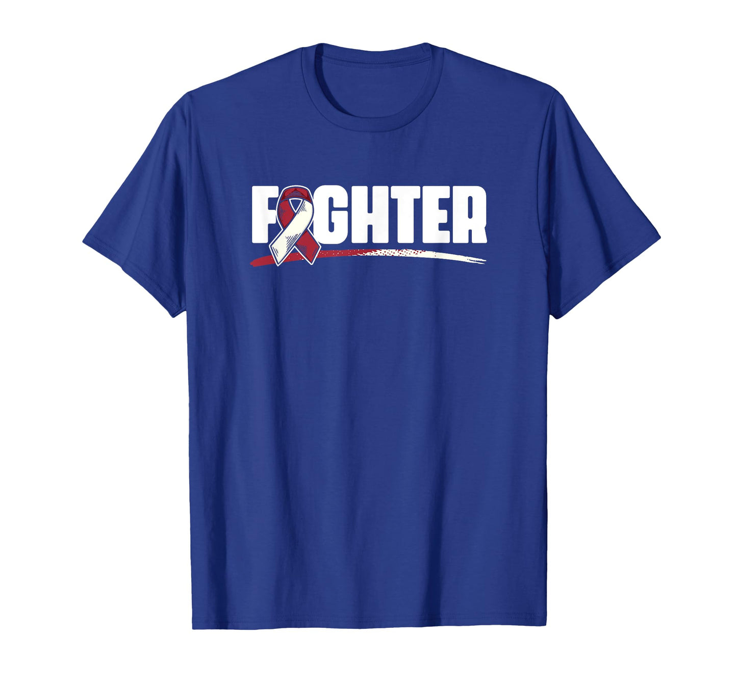 Fighter - Oral Throat Cancer Head And Neck Cancer Awareness T-Shirt