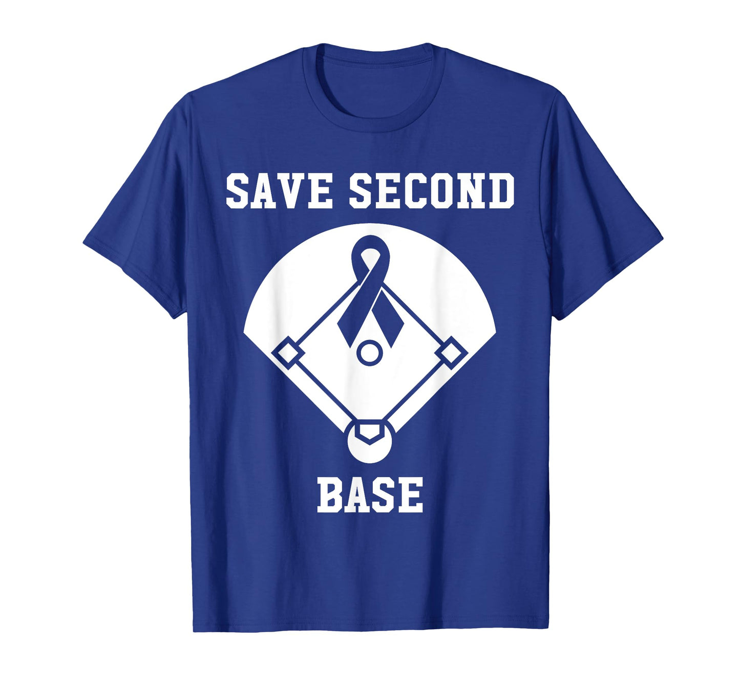 Breast Cancer Awareness - Save 2nd Base Pink Ribbon T-Shirt T-Shirt