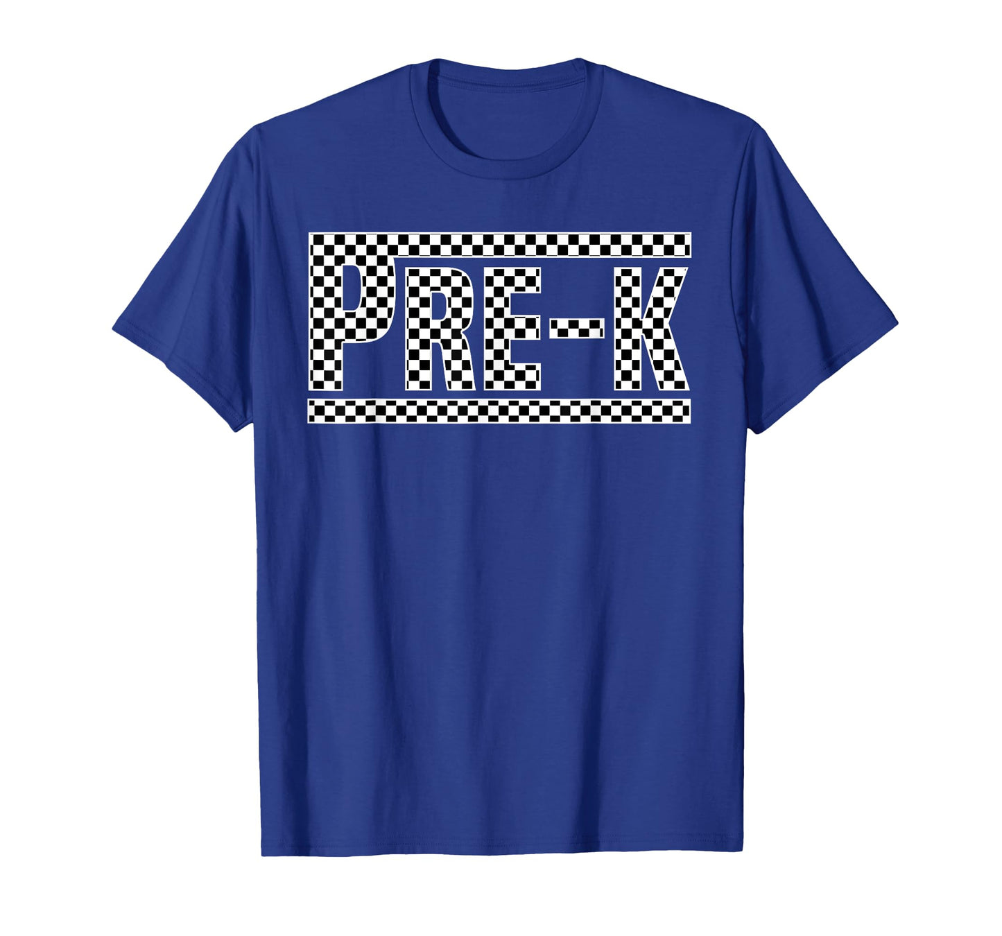 Checkered Pre-k Back to School Boy Girls Kids Teacher T-Shirt