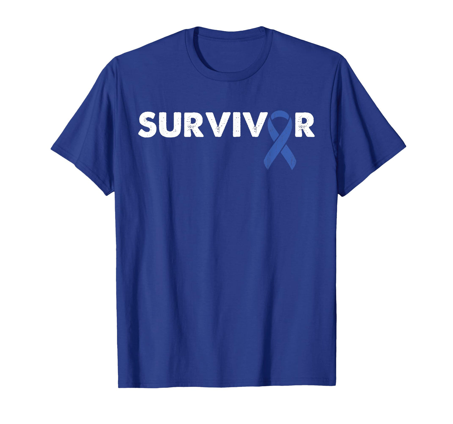 Survivor Support - Ribbon Rectal Cancer Awareness T-Shirt