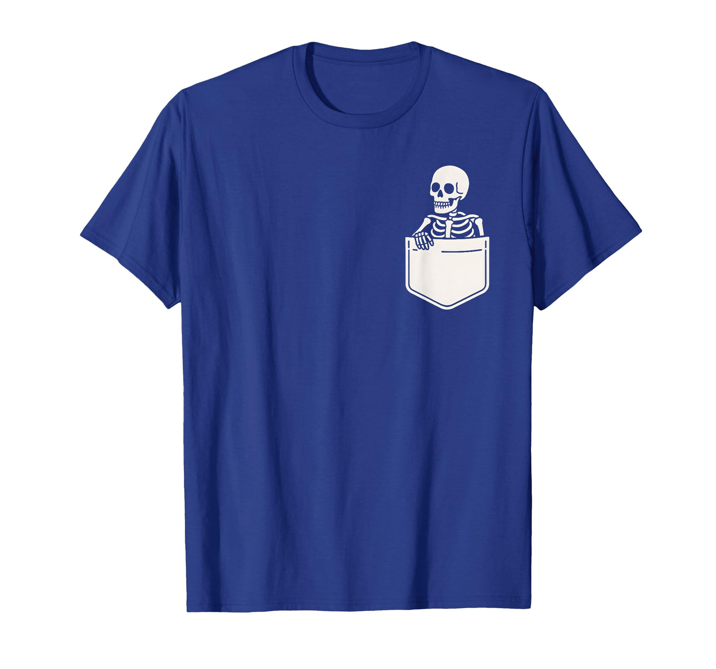 Halloween Skeleton Costume Pocket Men Women Kids Boys Girls T-Shirt