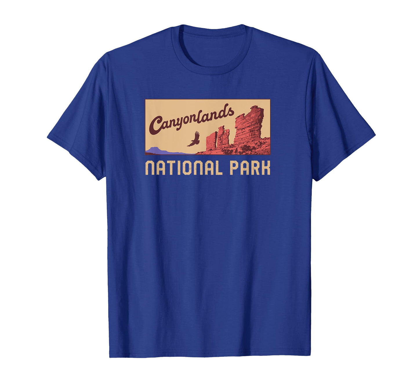 Canyonlands National Park Utah Minimalist Retro Graphic T-Shirt