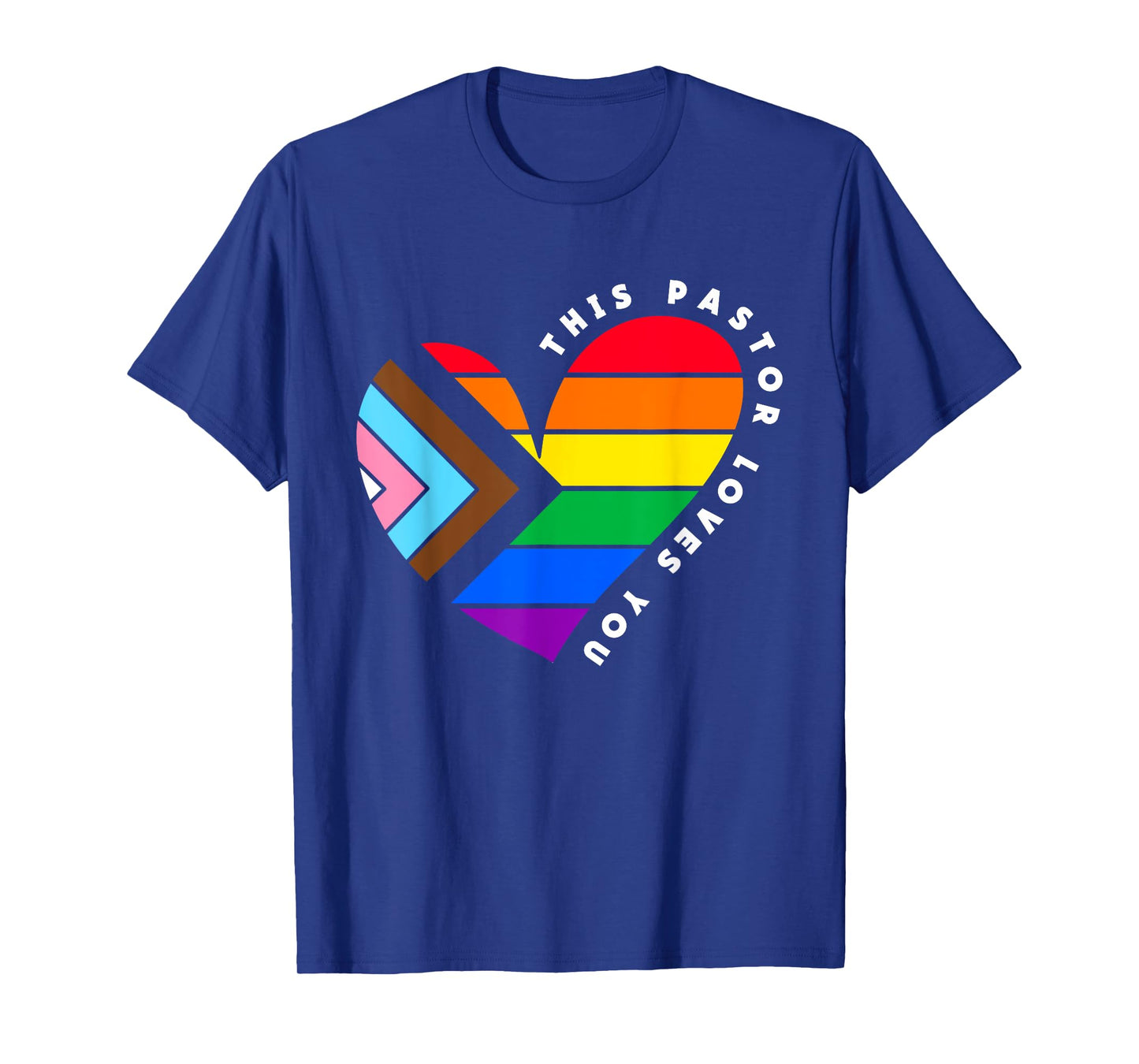 Christian Ally Inclusive Pride Clergy This Pastor Loves You T-Shirt
