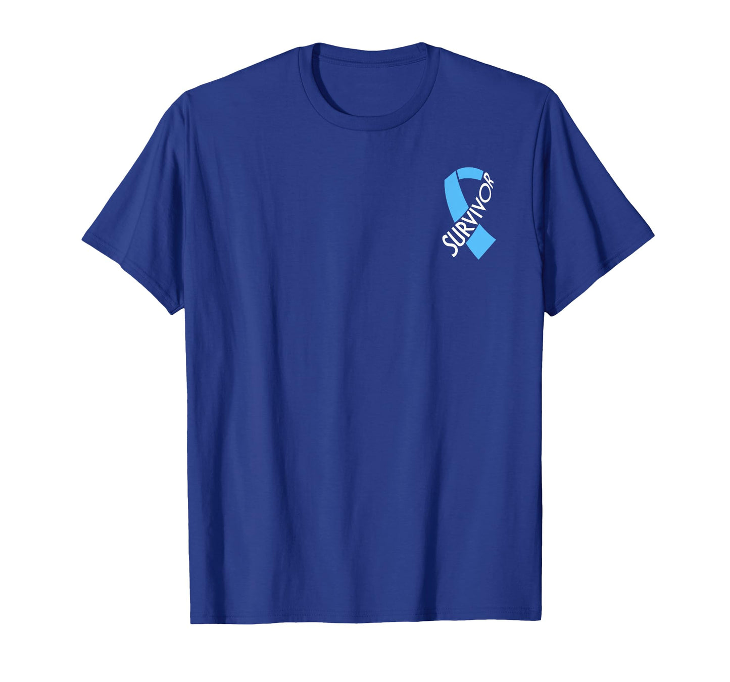 Prostate Cancer Awareness Month Prostate Cancer Ribbon T-Shirt for Men - Black, Small, Classic Fit, Short Sleeve, Crew Neck