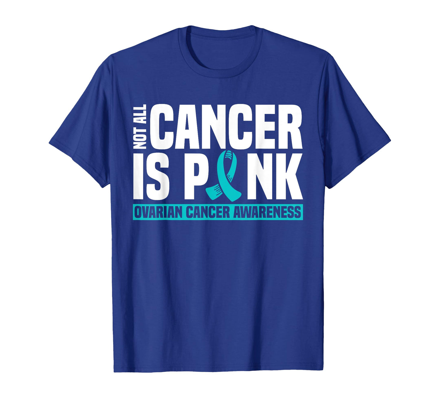 Ovarian Cancer Teal Awareness Ribbon Mother's Day T-Shirt