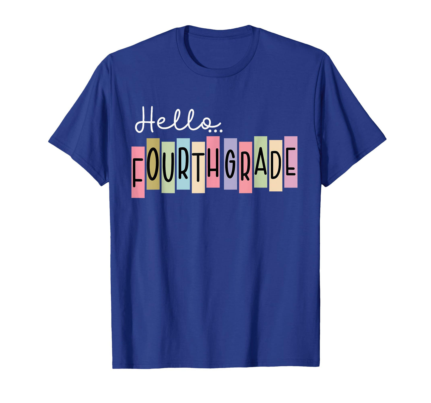 Back To School Hello Fourth Grade Teacher 4th Grade T-Shirt