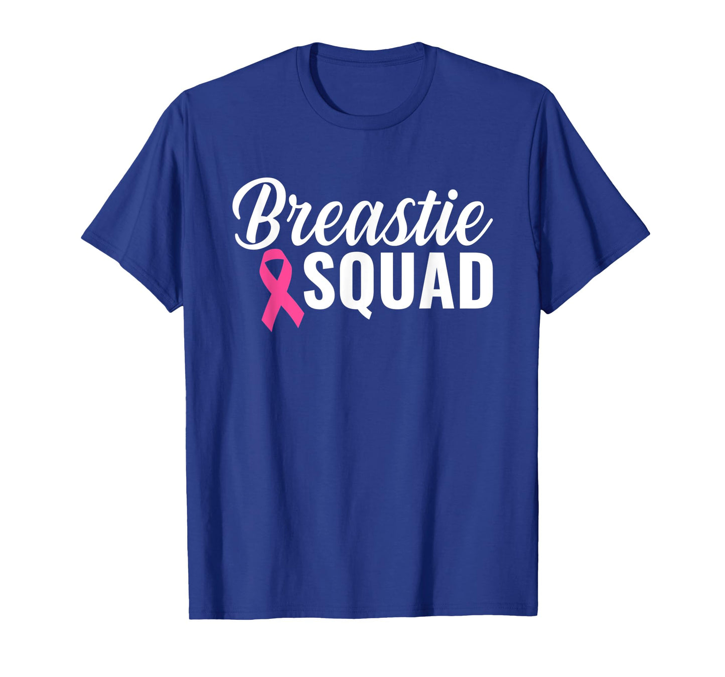 Breastie Squad Pink Ribbon Breast Cancer Awareness Month T-Shirt