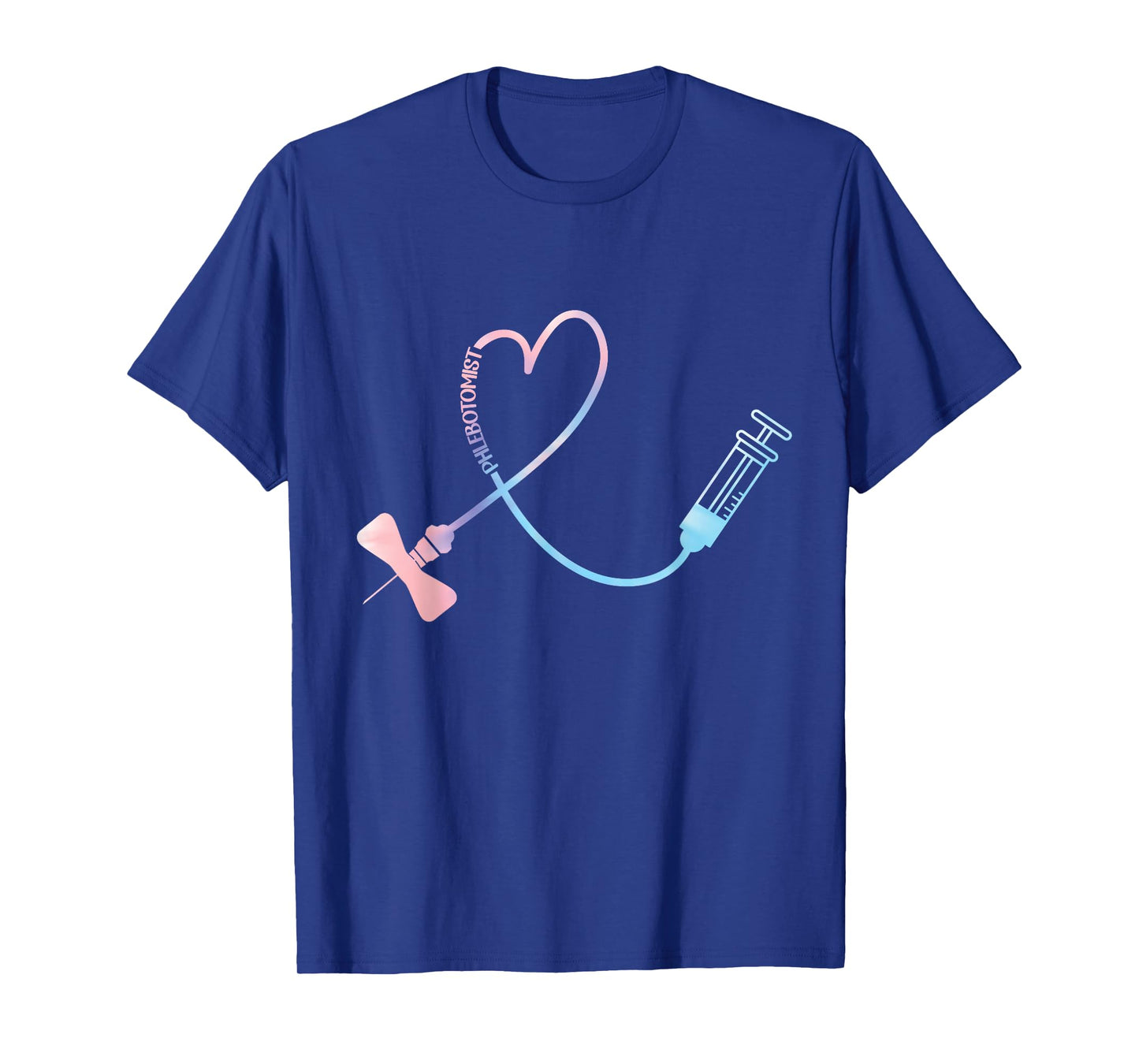 TIE DYE Phlebotomist Phlebotomy Technician Nurse Clinical T-Shirt