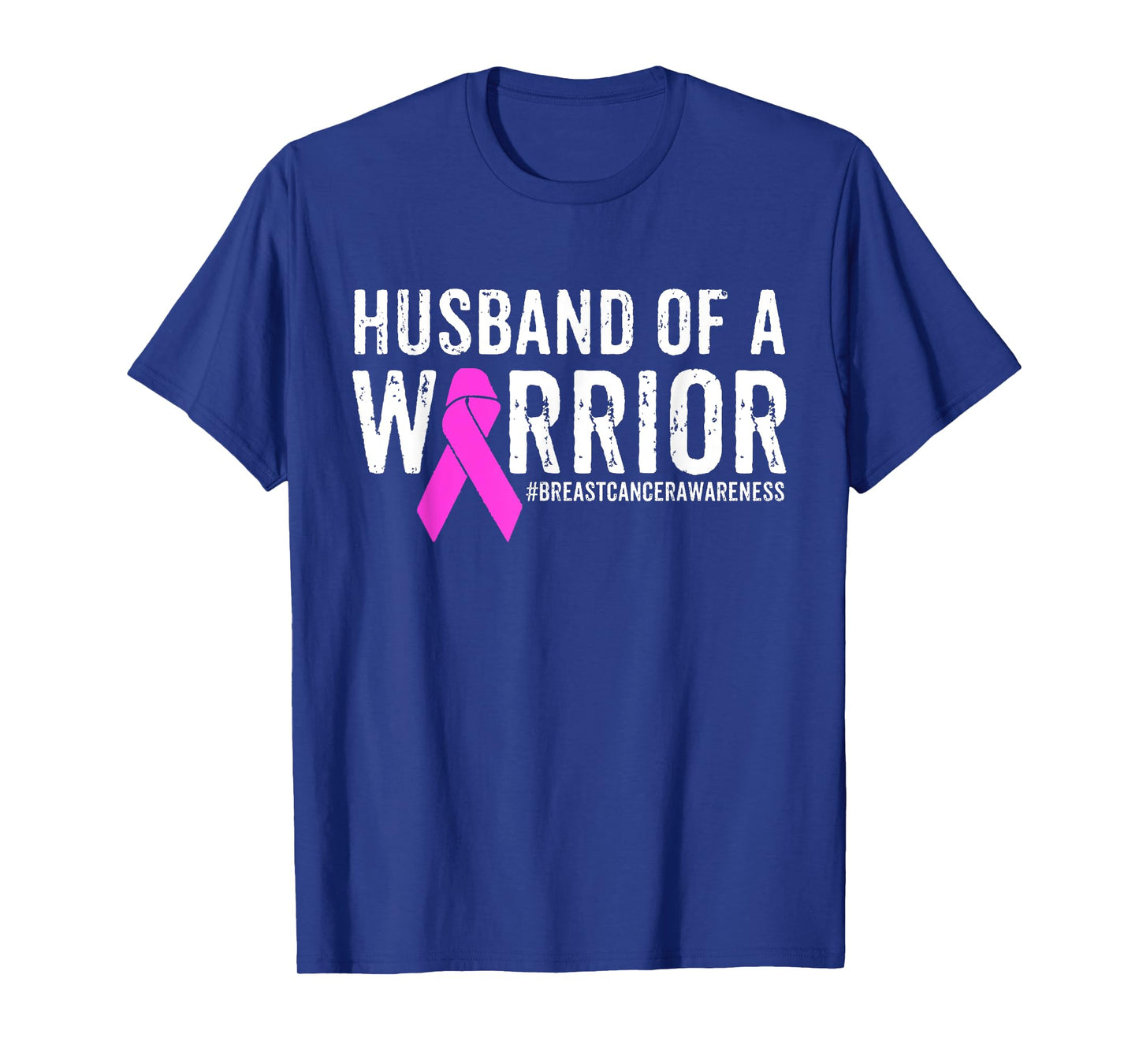 Breast Cancer Husband Shirt Awareness Husband Of A Warrior T-Shirt