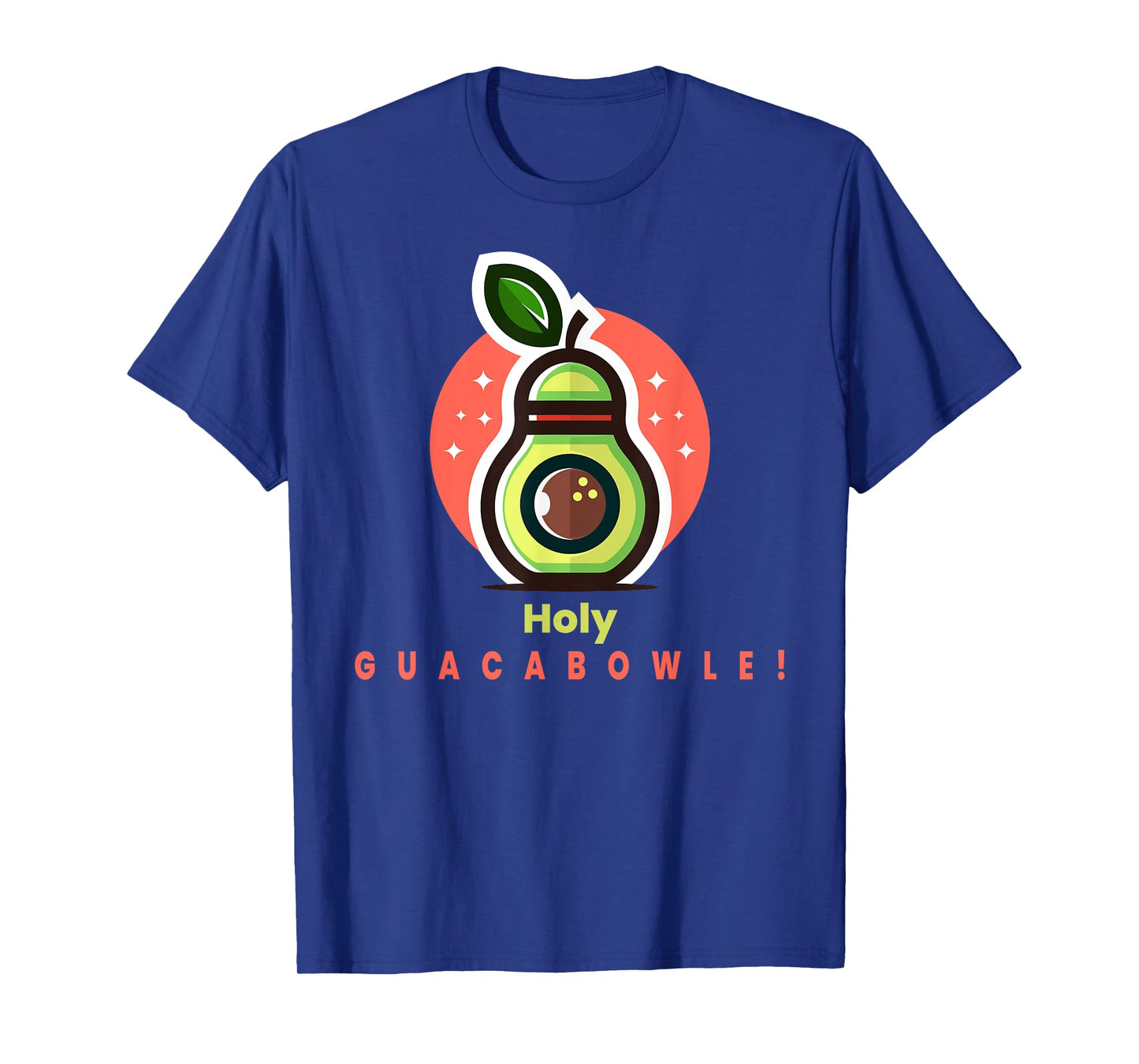 Funny Bowler Holy Guacabowle Avocado T-Shirt
