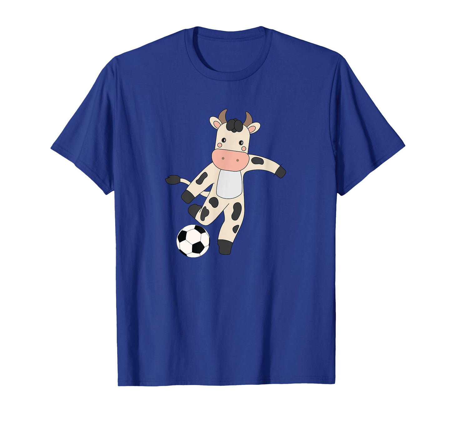 Cow Soccer Player Hobby Ball Sports T-Shirt
